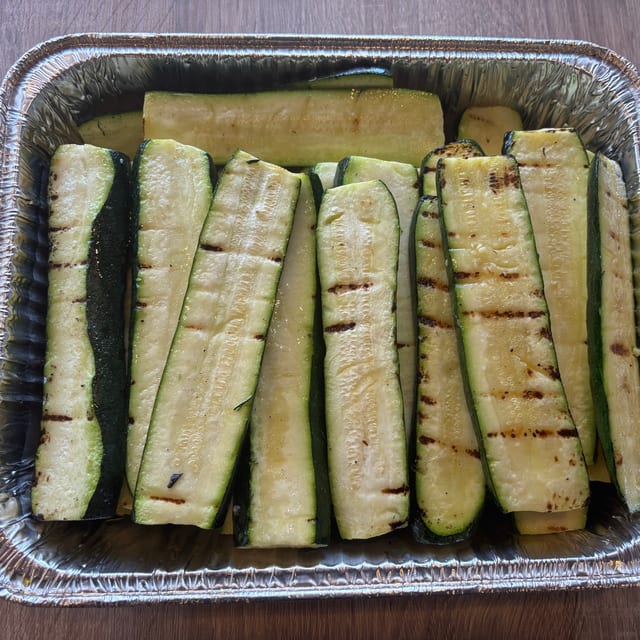 Grilled Zucchini Large Pan.