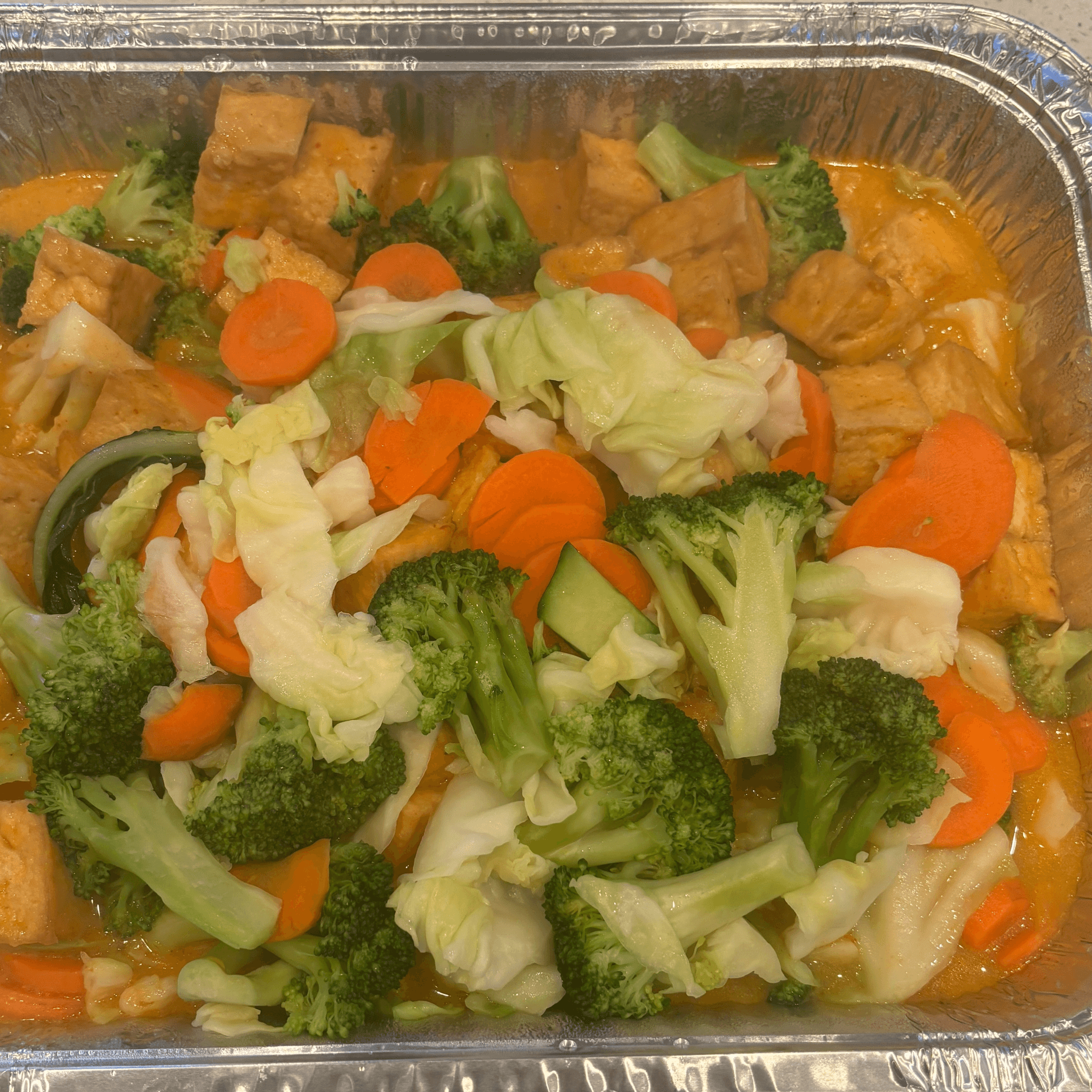 Thai Veggie Red Curry Small Pan.