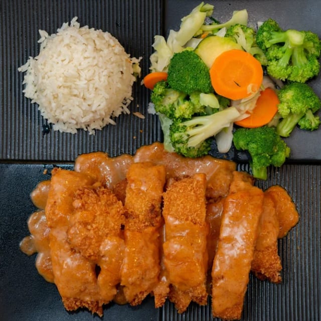 Chicken Katsu with Curry.