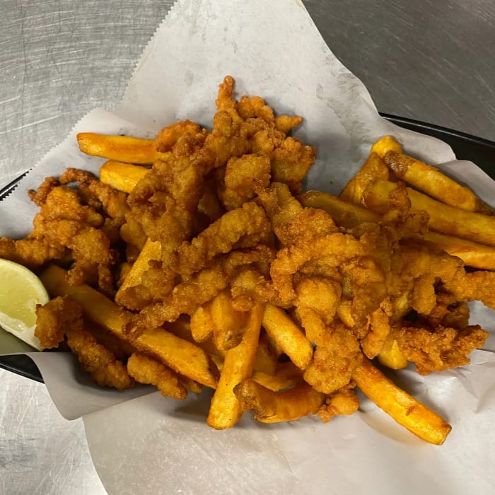 Fried Clams & French Fries.