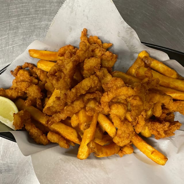 Fried Clams & French Fries.