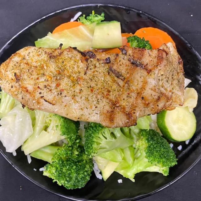 Grilled Tilapia Bowl.