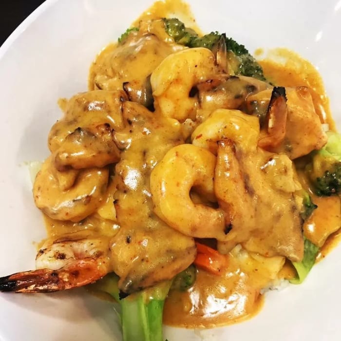 Thai Seafood Red Curry.