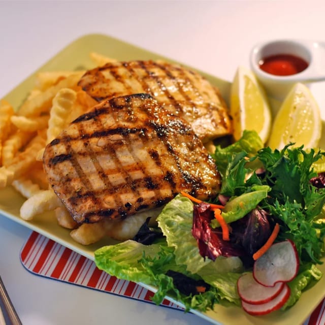 Grilled Mahi Mahi.