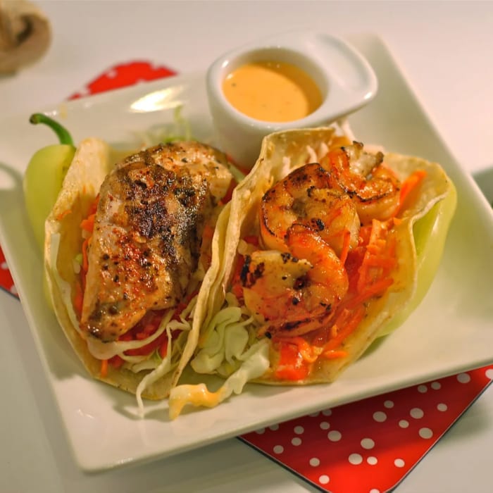 Taco Combo with Fries and Drink.